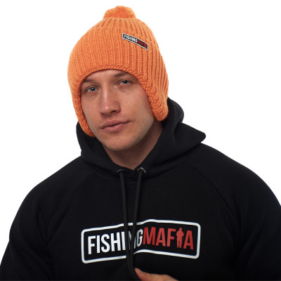 Шапка FishingMafia, цвет Оранжевый